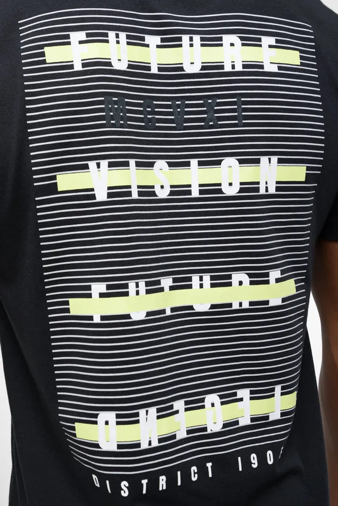 Destination Relaxed Short Sleeve T-Shirt Black sold by Ackermas product image thumbnail 4