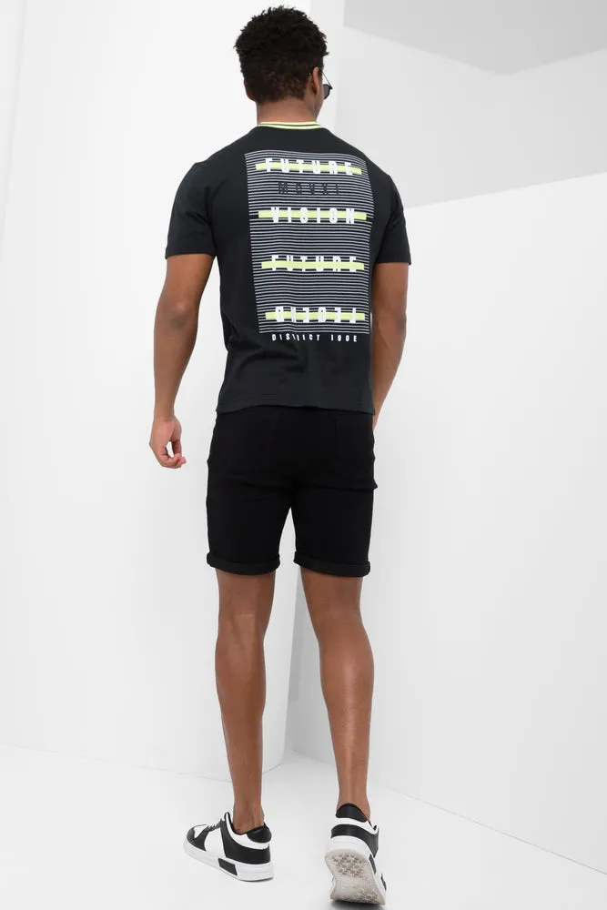 Destination Relaxed Short Sleeve T-Shirt Black sold by Ackermas product image thumbnail 3