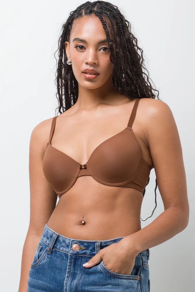 2 Pack Smooth T-Shirt Bras Natural And Brown sold by Ackermas
