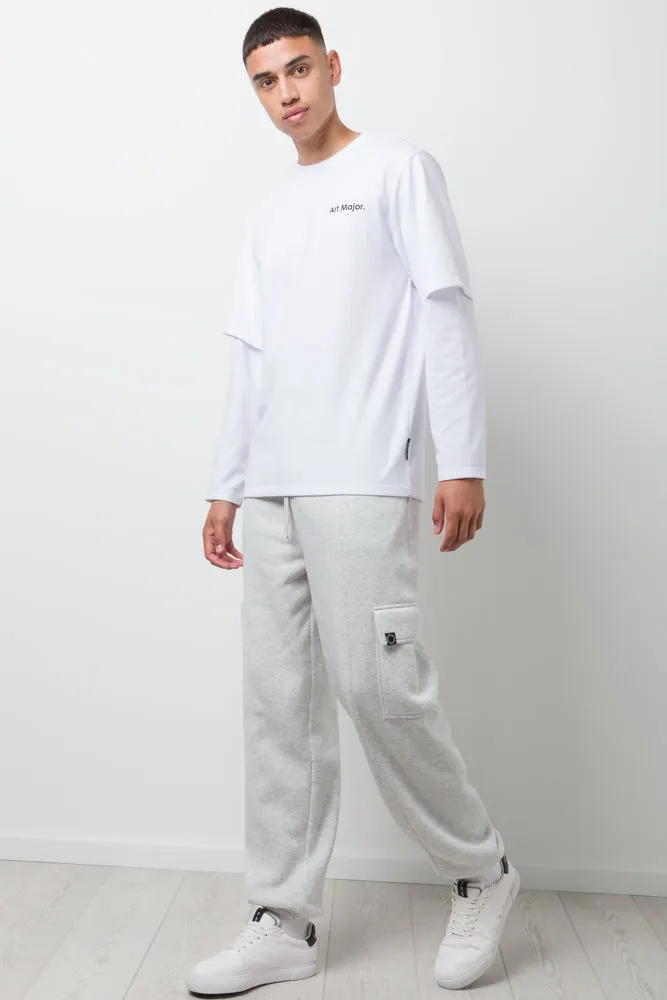 Loose Fit Jogger Trackpants Grey sold by Ackermas product image thumbnail 3