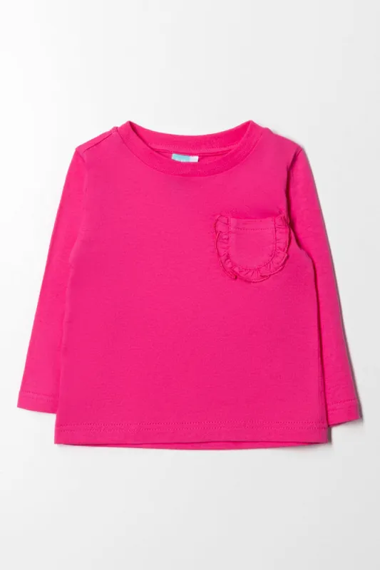 Long-Sleeve T-Shirt Pink sold by Ackermas