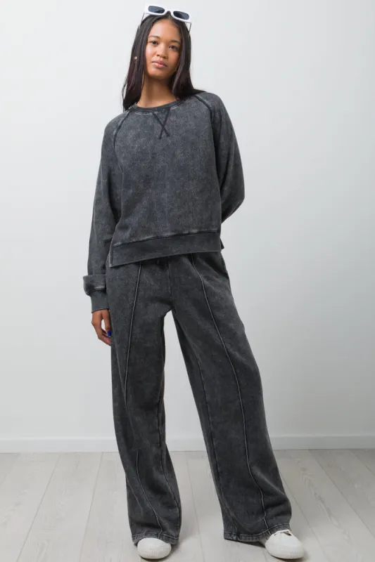 Wide Leg Trackpants Dark Grey sold by Ackermas