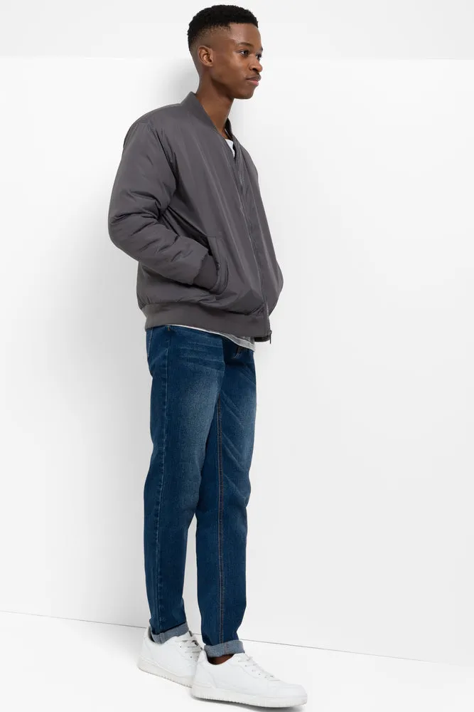 Bomber Jacket Dark Grey sold by Ackermas product image thumbnail 2