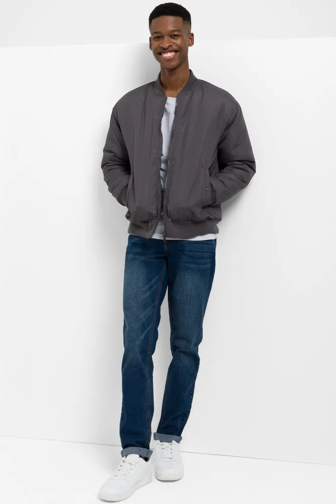 Bomber Jacket Dark Grey sold by Ackermas