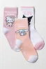 Hello Kitty 3 Pack Anklet Socks Pink sold by Ackermas