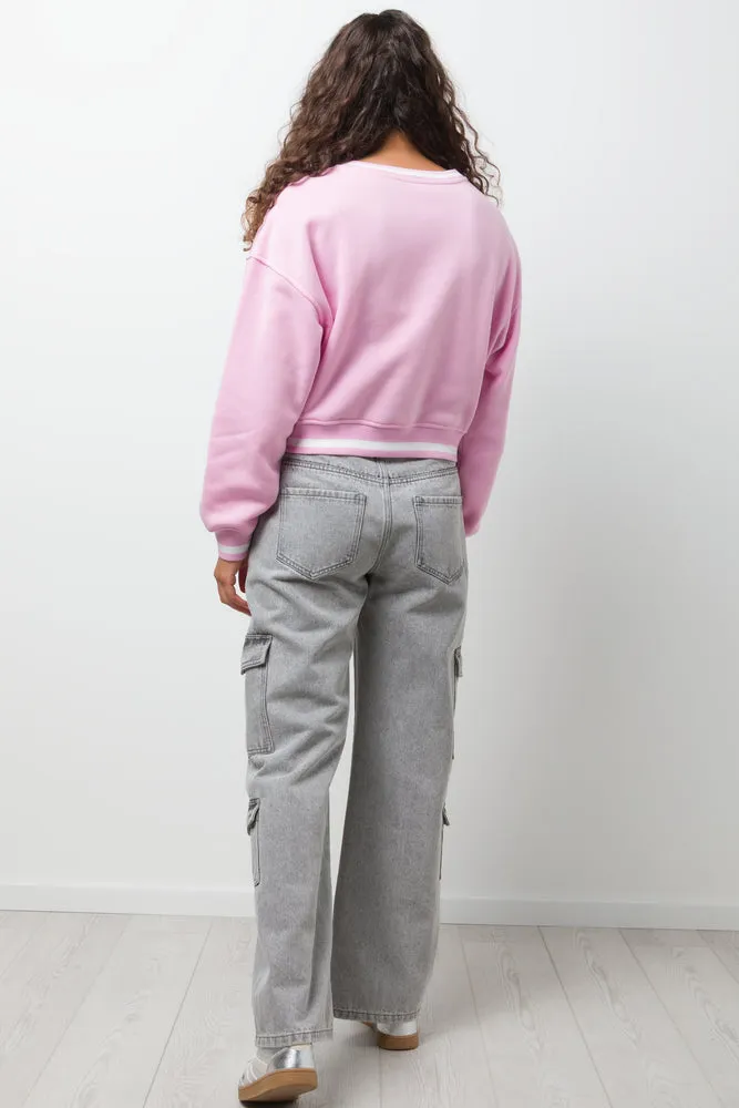 V-Neck Tracktop Pink sold by Ackermas product image thumbnail 3