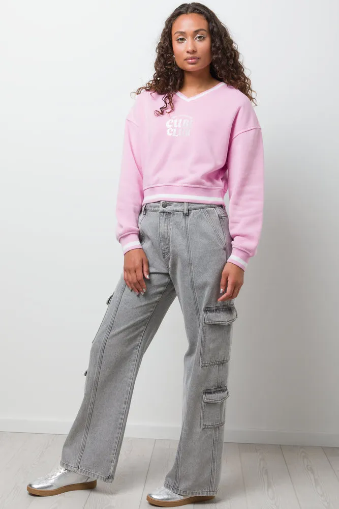 V-Neck Tracktop Pink sold by Ackermas product image thumbnail 2