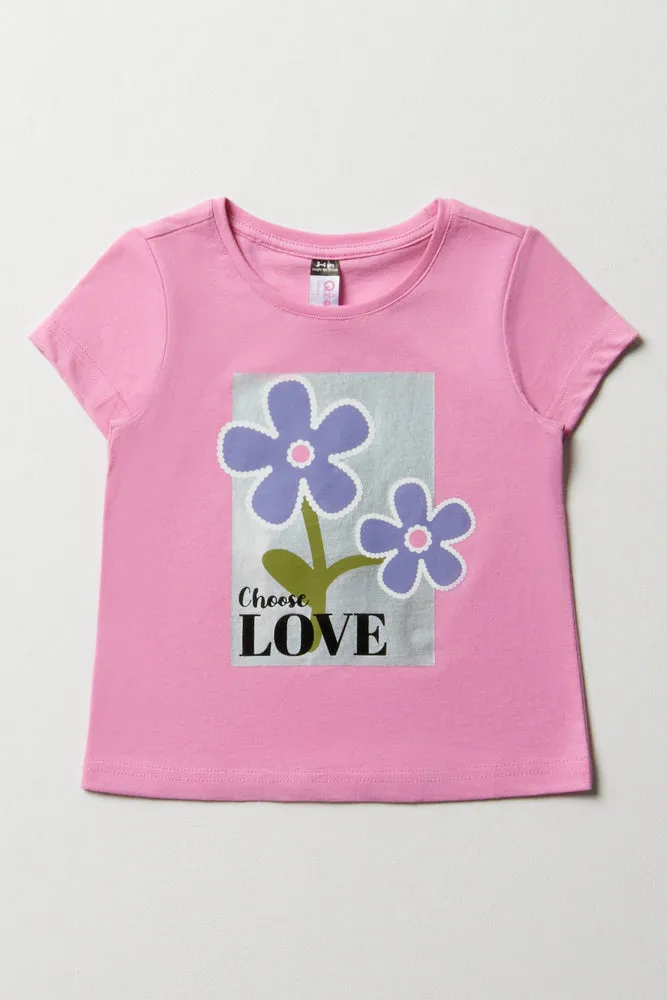 Slogan T-Shirt Pink sold by Ackermas