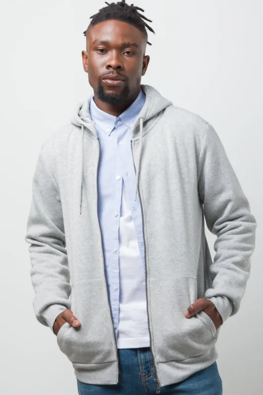 Zip Through Hooded Tracktop Grey sold by Ackermas