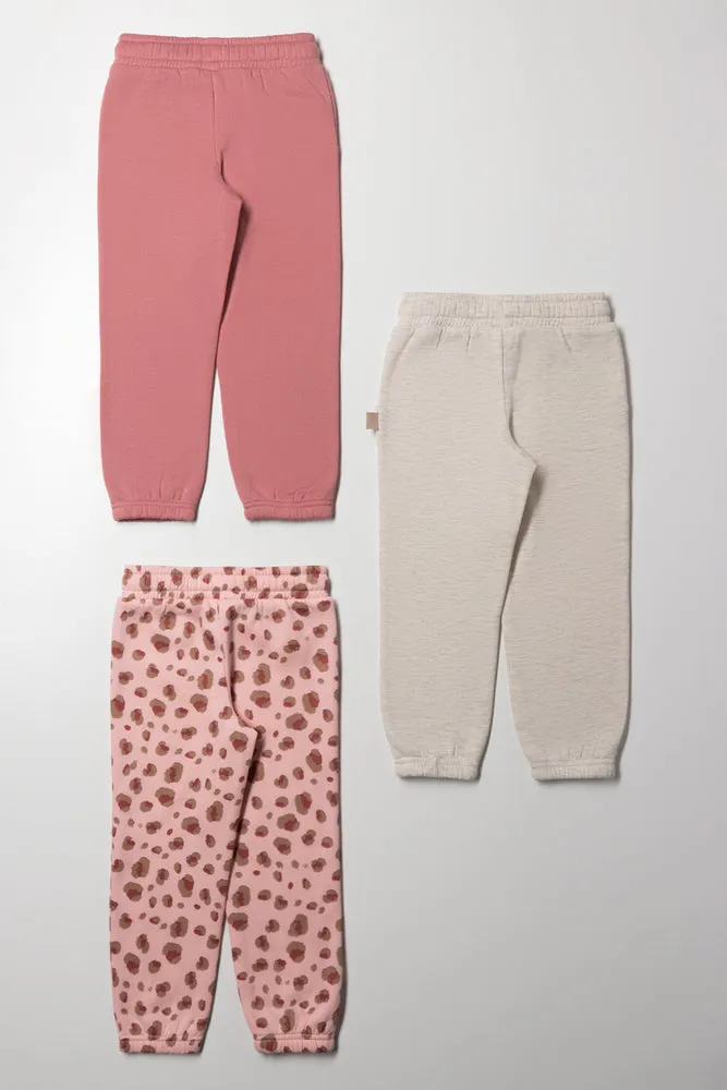 3 Pack Animal Trackpants Pink And Natural sold by Ackermas product image thumbnail 3