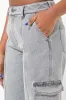 Cargo Denim Jeans Dark Grey sold by Ackermas