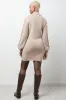 Cable Knit Dress Natural sold by Ackermas