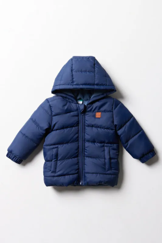 Puffer Jacket Navy sold by Ackermas