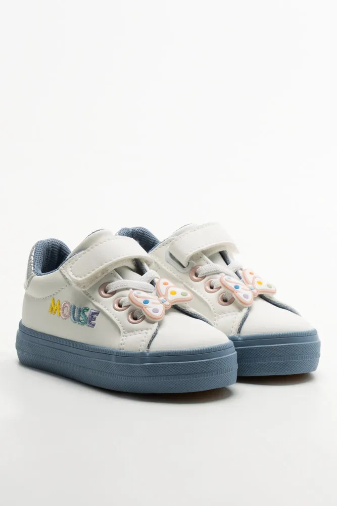 Minnie Mouse Bow Sneakers White sold by Ackermas