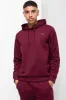 Knit Hooded Tracktop Burgundy sold by Ackermas