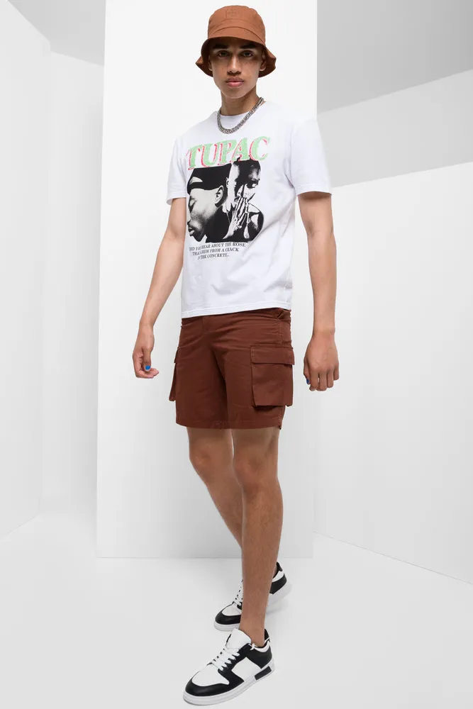 Tupac Short Sleeve T-Shirt sold by Ackermas product image thumbnail 2