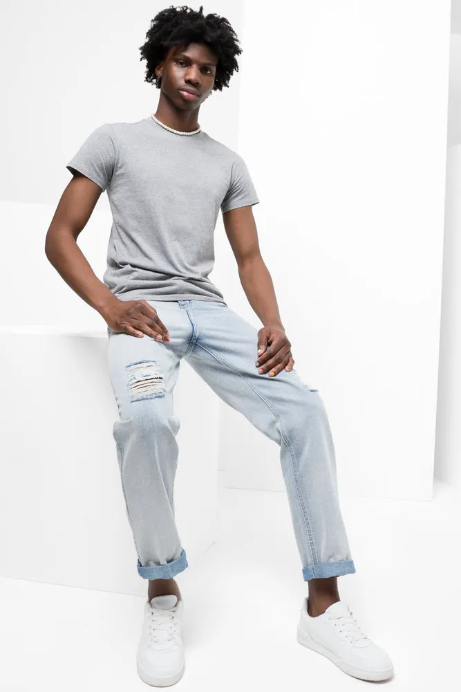 Short Sleeve T-Shirt Grey sold by Ackermas