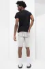 Ripped Denim Shorts Grey sold by Ackermas