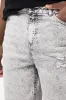 Ripped Denim Shorts Grey sold by Ackermas