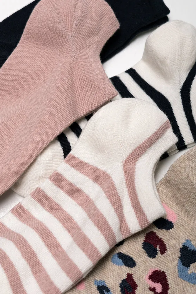 5 Pack Lowcut Socks Navy, Natural And Pink sold by Ackermas product image thumbnail 2