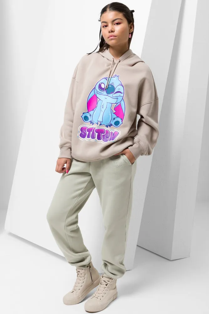 Lilo And Stitch Oversized Hoodie Natural sold by Ackermas product image thumbnail 2