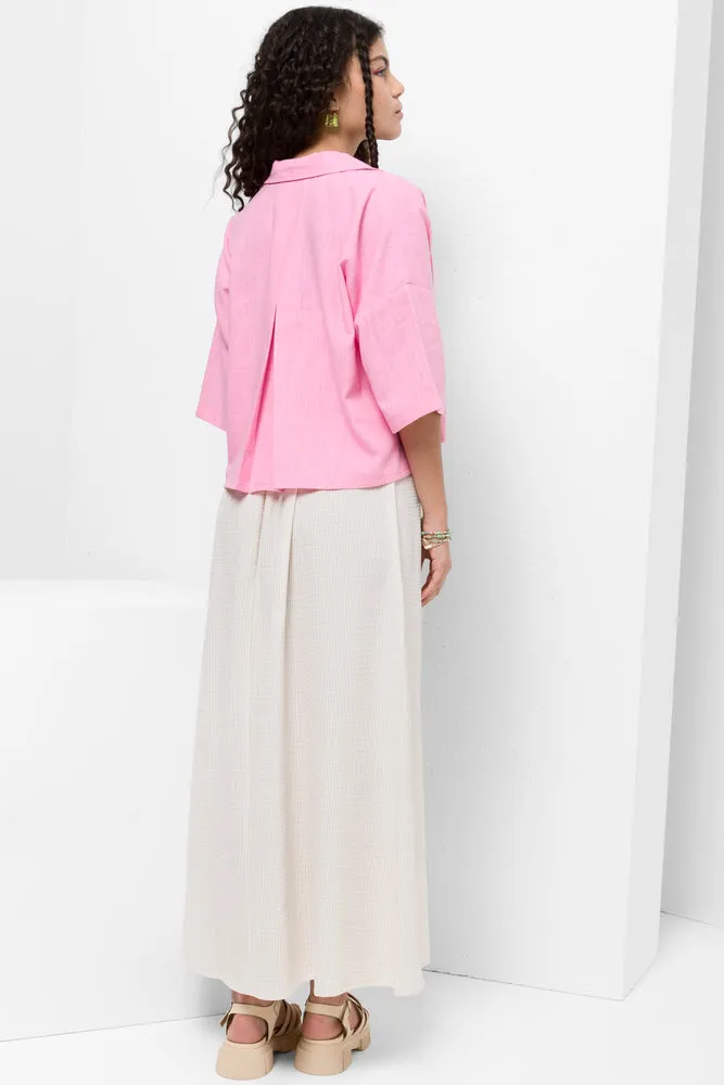 Lined Shirt Pink sold by Ackermas product image thumbnail 3