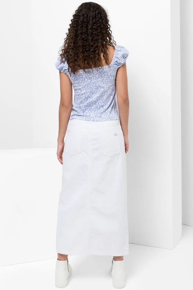 Ditsy Princess Top With Lace Blue sold by Ackermas product image thumbnail 3