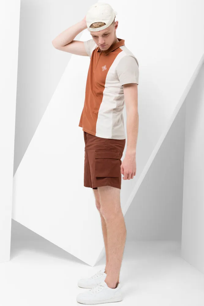 Vertical Stripe Golfer Brown sold by Ackermas product image thumbnail 2