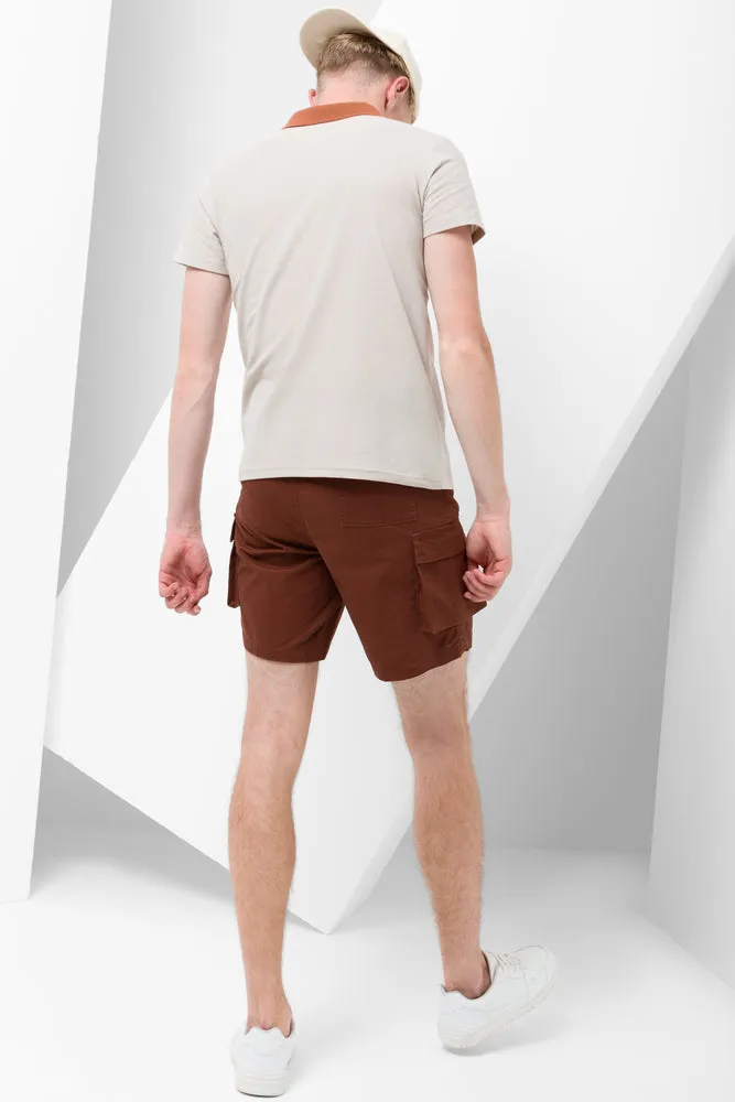 Vertical Stripe Golfer Brown sold by Ackermas product image thumbnail 3