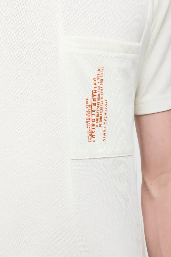 T-Shirt Cream sold by Ackermas product image thumbnail 4