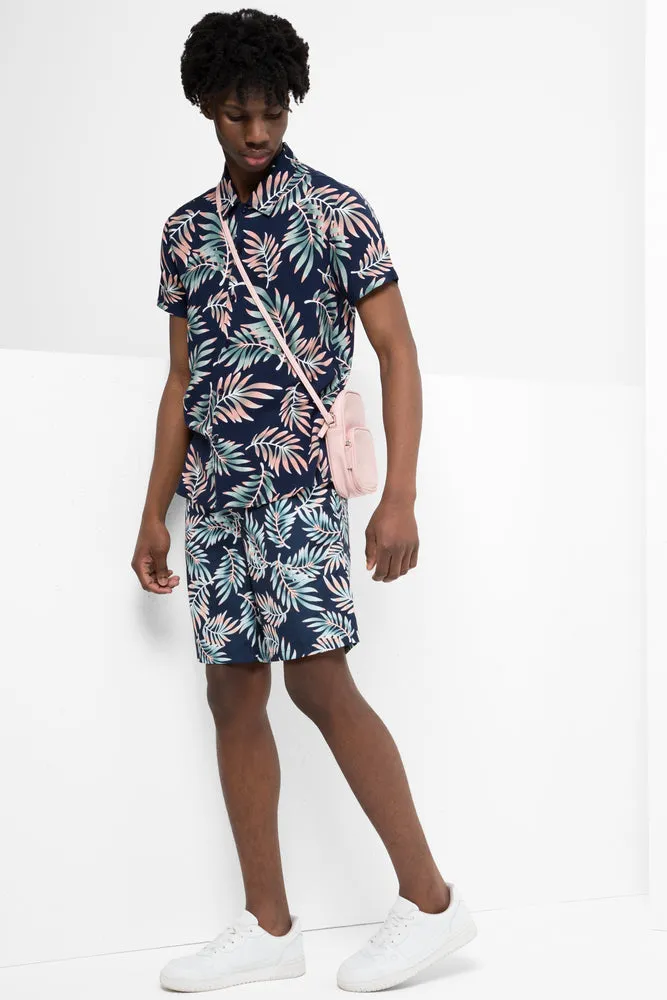 Short Sleeve Shirt Navy sold by Ackermas product image thumbnail 2