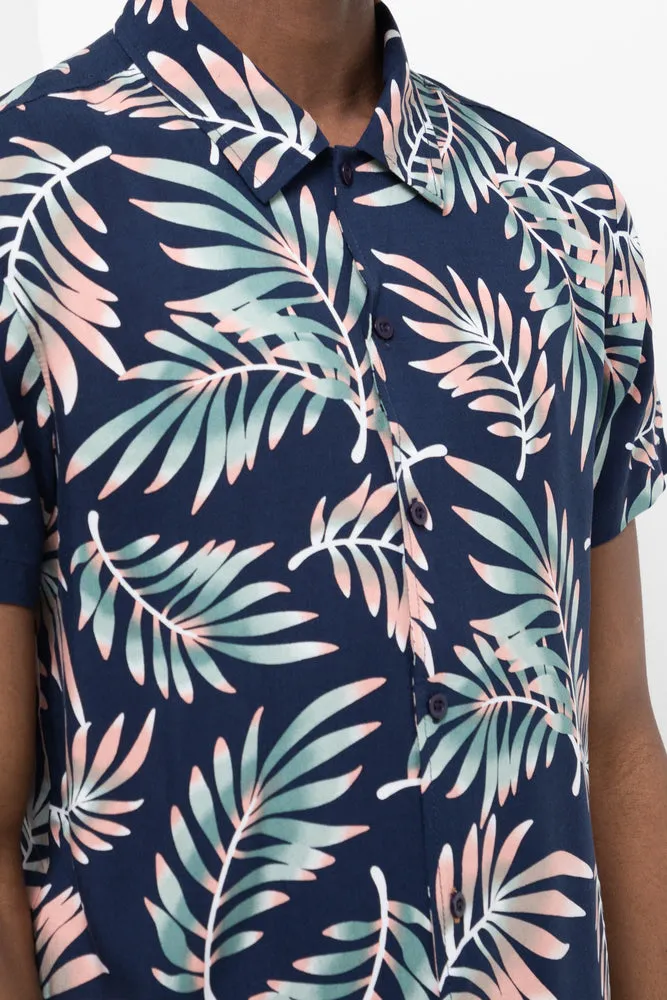 Short Sleeve Shirt Navy sold by Ackermas product image thumbnail 4