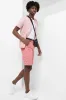 Belted Chino Shorts Pink sold by Ackermas