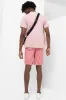 Belted Chino Shorts Pink sold by Ackermas