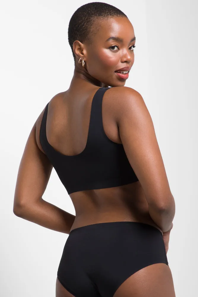 2 Pack bonded boyleg panty black and mocha sold by Ackermas product image thumbnail 3