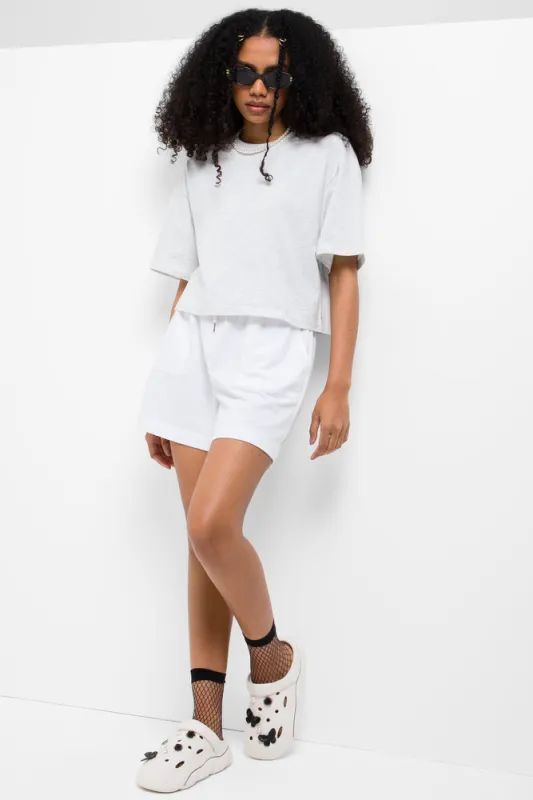 Balloon Knit Shorts White sold by Ackermas