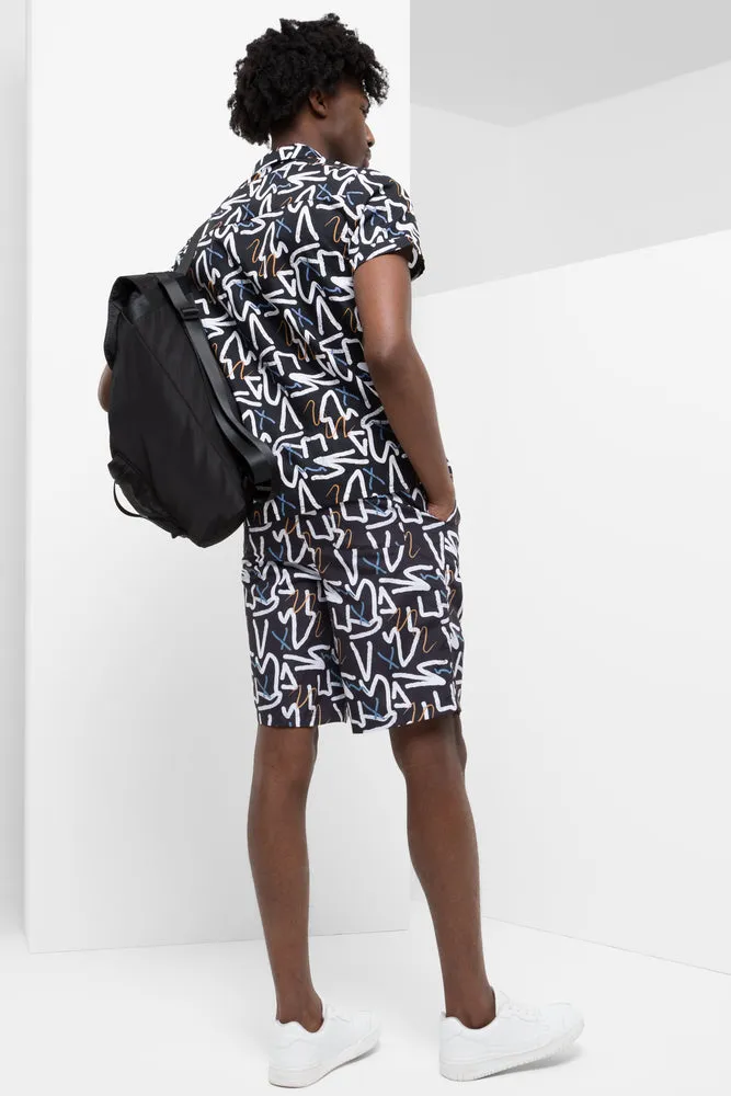 Resort Shirt Black sold by Ackermas product image thumbnail 3