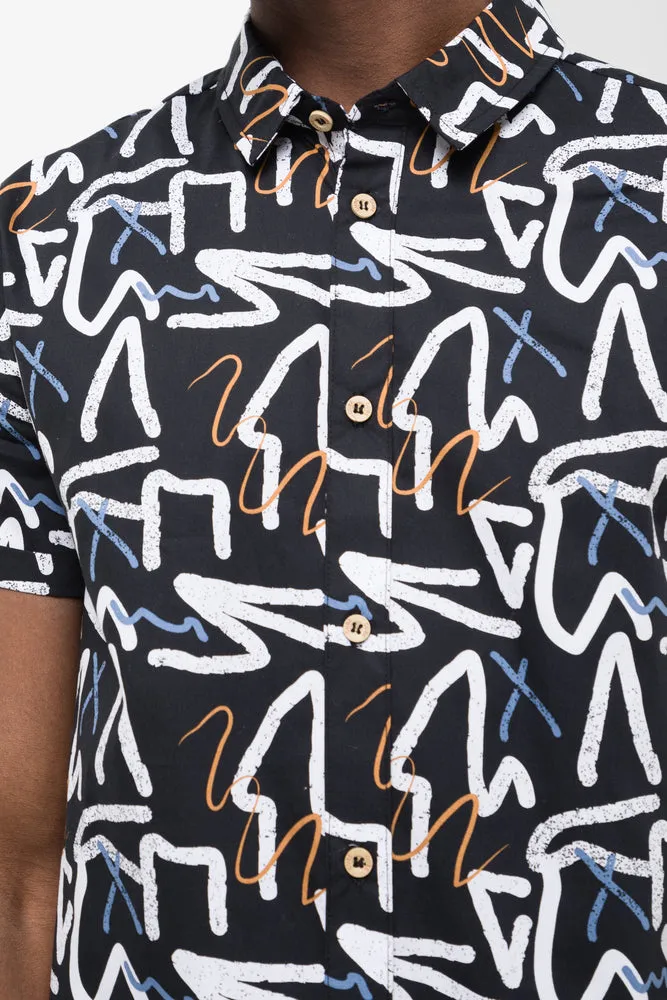 Resort Shirt Black sold by Ackermas product image thumbnail 4