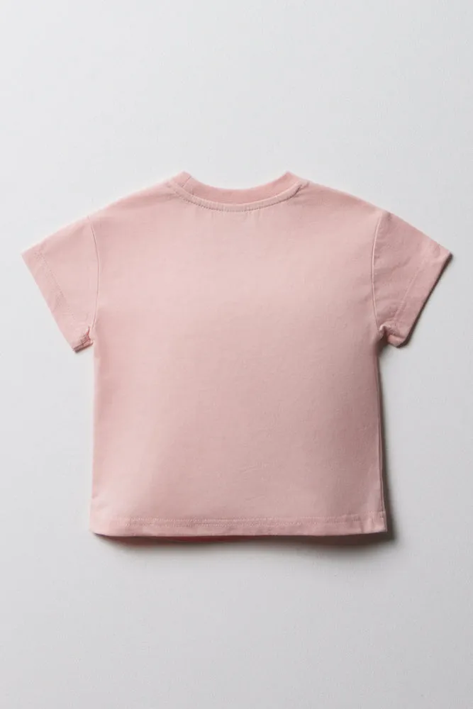 Short Sleeve T-Shirt Pink sold by Ackermas product image thumbnail 4