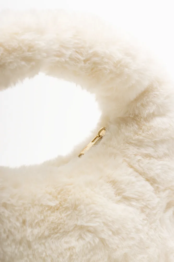 Faux Fur Handbag Natural sold by Ackermas product image thumbnail 4