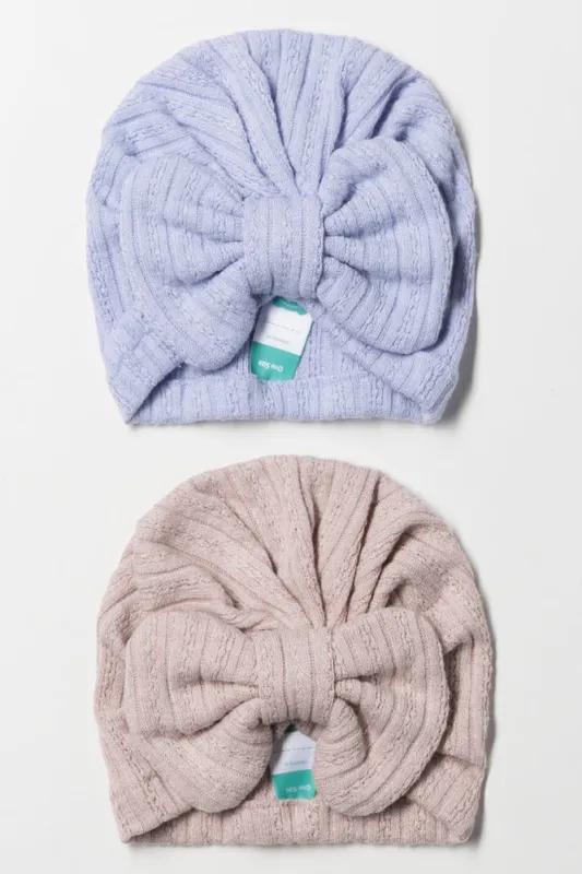 2 Pack Turbans Natural And Lavender sold by Ackermas