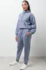 Rib Waist Trackpants Blue sold by Ackermas