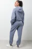 Rib Waist Trackpants Blue sold by Ackermas