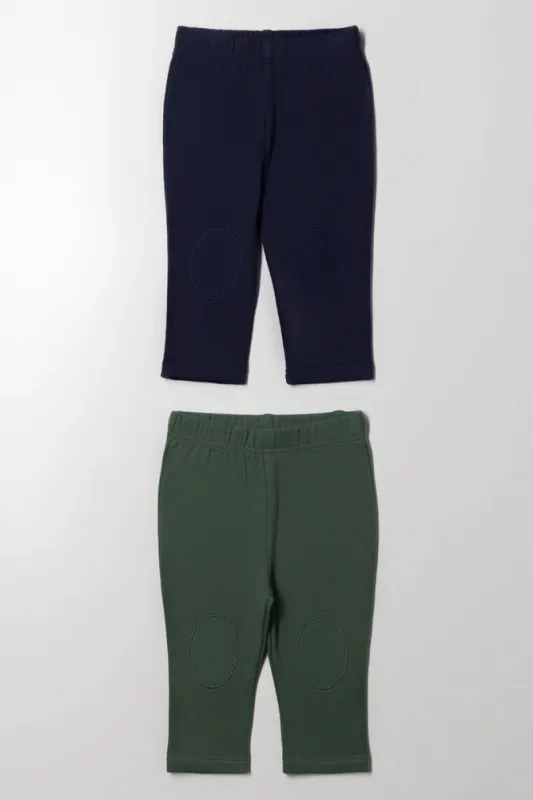 2 Pack Leggings Navy And Green sold by Ackermas