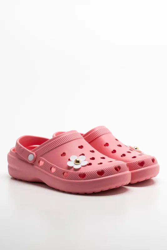 Daisy Clogs Pink sold by Ackermas