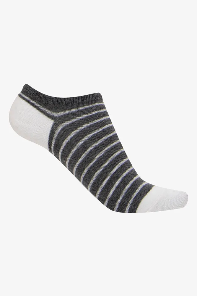 5 Pack Lowcut Socks Black And Grey sold by Ackermas product image thumbnail 5