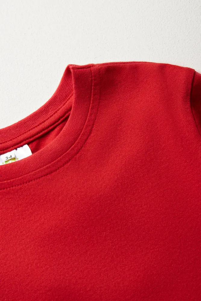Long-Sleeve T-Shirt Red sold by Ackermas product image thumbnail 2