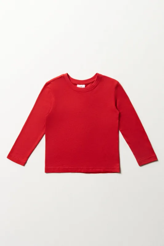 Long-Sleeve T-Shirt Red sold by Ackermas