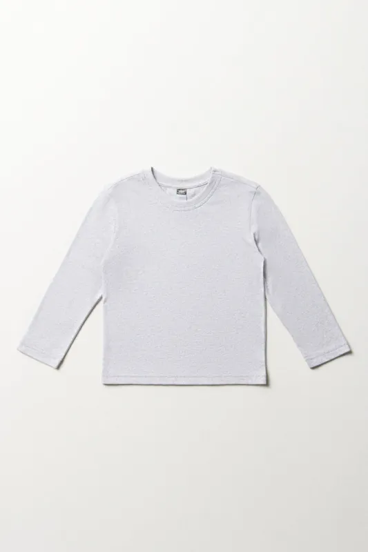 Long Sleeve T-Shirt Grey sold by Ackermas