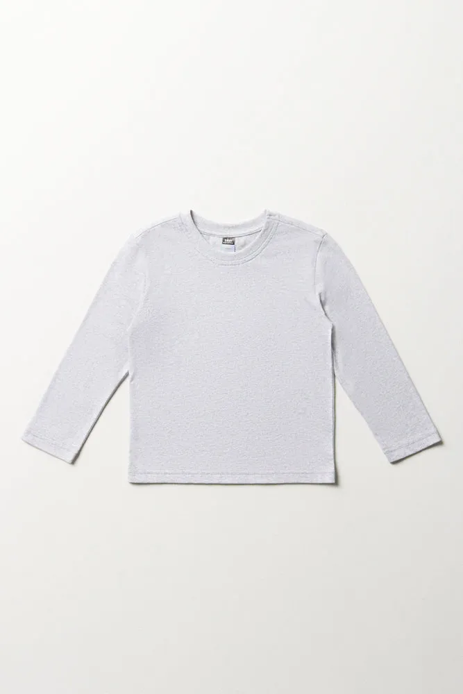 Long Sleeve T-Shirt Grey sold by Ackermas